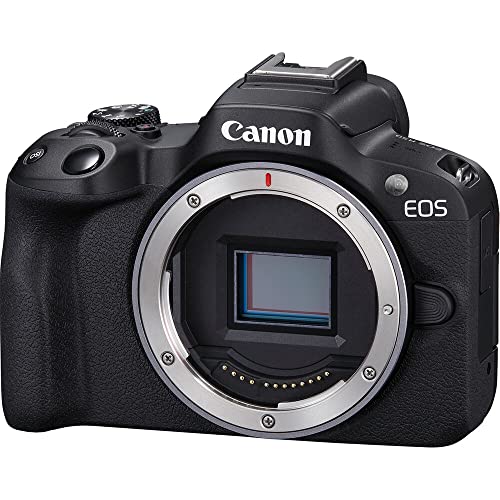 Image of Canon EOS R50 Mirrorless Camera|24.2MP APS-C, 4K 30p Video, Dual Pixel AF II, 15fps Burst, Vari-Angle Screen, Compact Beginner Vlogging Camera(5811C002) + Canon RF 24-105mm f /4L Lens + Bag + 64GB Card