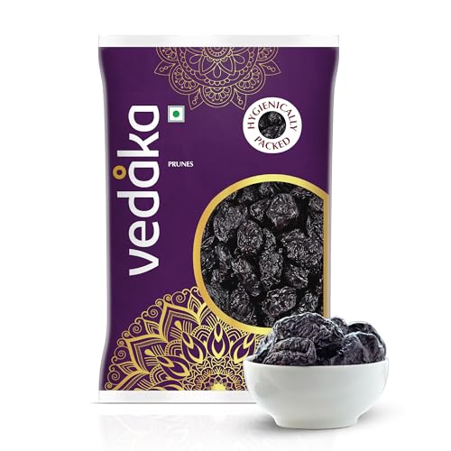 Amazon Brand - Vedaka Prunes | 500 Gram | Whole, Pitted, Unsweete...