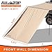ALL-TOP Awning Wall Universal Multi-Side, 6.6ft x 8.5ft, Waterproof Ripstop UV-Resistant Awning Extension for Extra Privacy & Shade