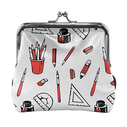 Preisvergleich Produktbild Schreibwaren Frauen Buckle Lock Lederwechsel Geldbörsen