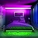 phopollo LED Strip Lights 32.8ft, Color Changing LED Lights for Bedroom, Kitchen, Cabinet Decoration, with 12V Power Supply and 44-Key Remote