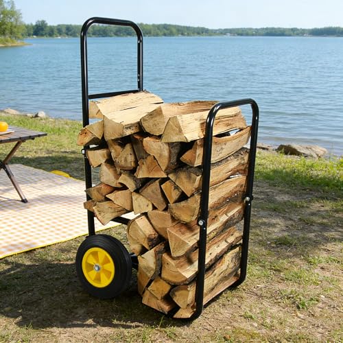 Carretilla convertible 2 en 1 con capacidad 330 lb y ruedas giratorias miniatura 3