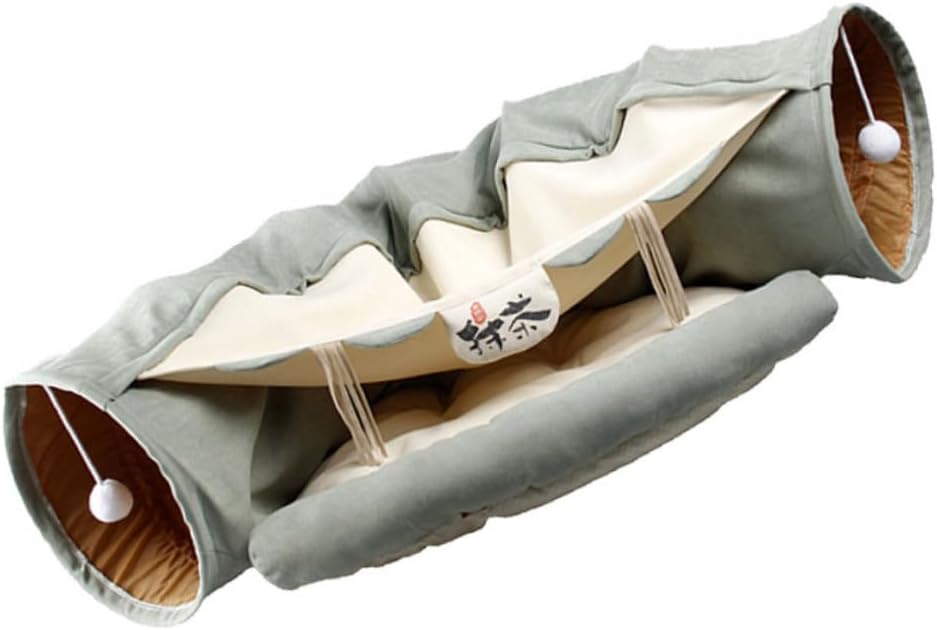 Yardwe Nest Kitten Toys for Indoor Cats Cat Bed Tunnel Interactive Pet Playing Tube Collapsible