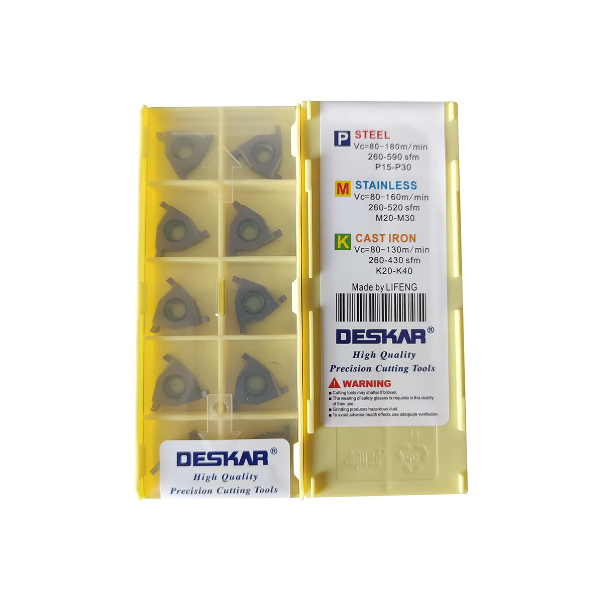 Deskar 100% Original 16IR/EL 1.5 LF6018 External Shallow Groove CNC Blade