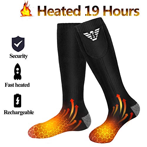 Heated Socks for Men Women - Electric Heating Socks, Battery Powered Socks Rechargeable