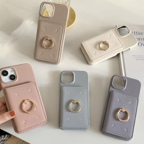 Étui de téléphone en cuir avec porte-cartes pour iPhone 13 Pro Max