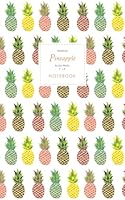 Pineapple Notebook - Ruled Pages - 5x8 - Premium: Fun notebook 96 ruled/lined pages (5x8 inches / 12.7x20.3cm / Junior Legal Pad / Nearly A5) 1721973931 Book Cover