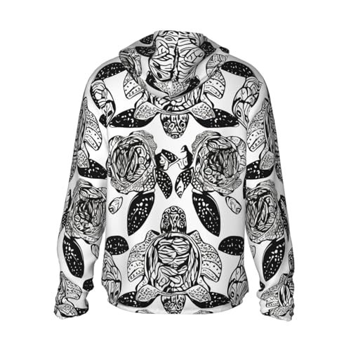 Men's Sun Protection Shirts Animals Sea Turtles Long Sleeve Sun Shirt for Fishing Running Hiking Swim2