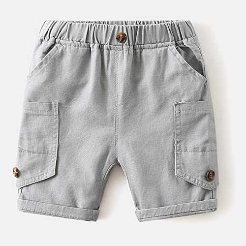Moonker Baby Boys Baggy Cargo Pants Relaxed Elastic Waist Casual Short Pants Summer Comfy Stylish Solid Boys2