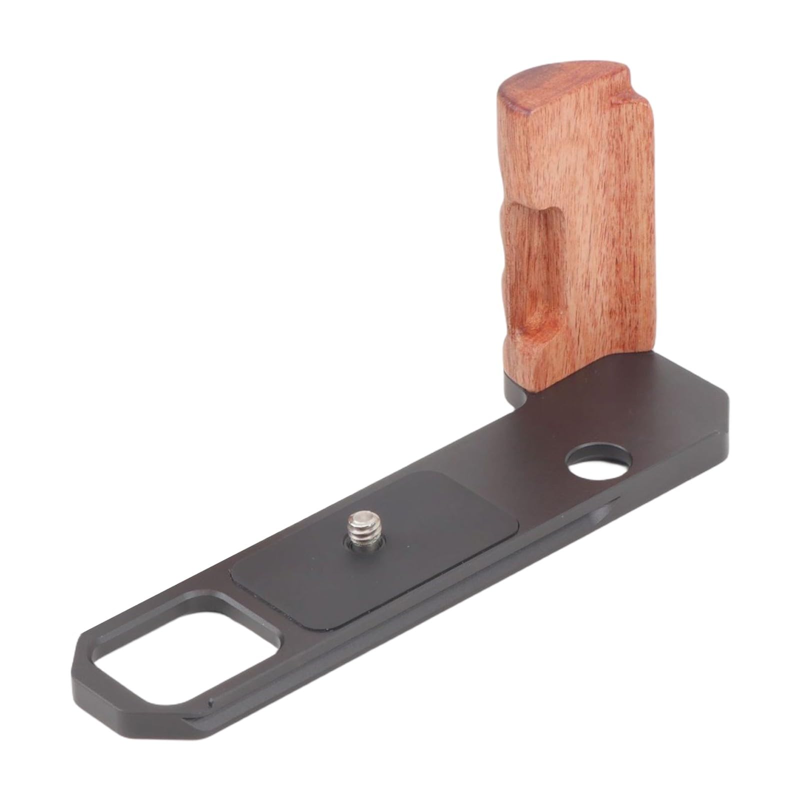 Amazon | 2つのカメラベースプレートのためのWood Lハンドグリップ
