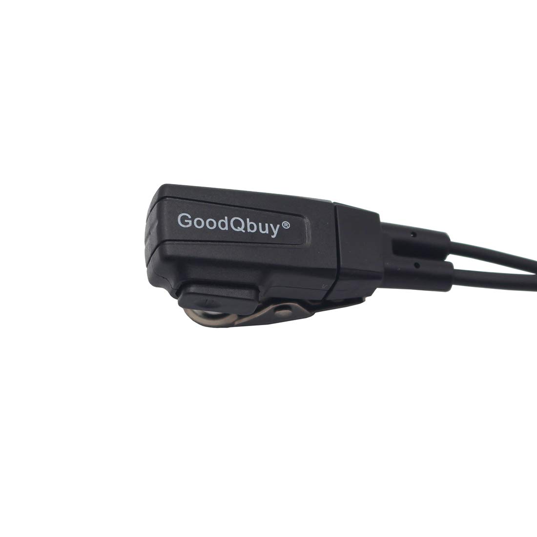 Zestaw słuchawkowy z klipsem w kształcie litery D, słuchawki PTT z mikrofonem są kompatybilne z Retevis H-777 Kenwood PUXING Baofeng UV-5R BF-888S 666s 2-kierunkowe radio (5 szt.)