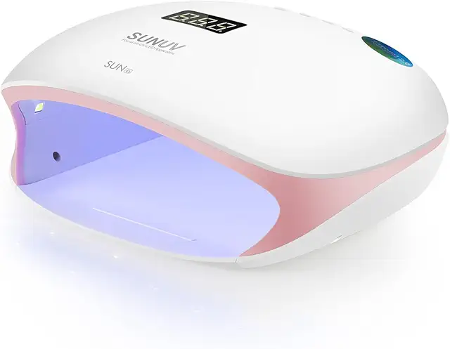SUNUV UV LED Nail Lamp - Smart Sensor Dryer with 4 Timers for Gel Polish