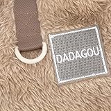 Zunea Fleece Winterjacke für Kleine Hunde Warme Wintermäntel Pullover Sweater Weich Fuzzy Welpen Kleidung mit D-Ring für Geschirr Leine Kaltes Wetter Haustier Bekleidung für Chihuahua Katzen Braun S