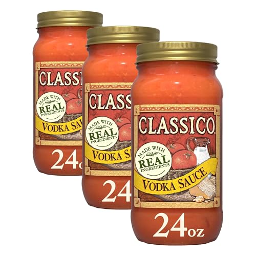 Image of Classico Vodka Sauce Tomato Spaghetti Pasta Sauce (24 oz Jar) (Pack of 3)