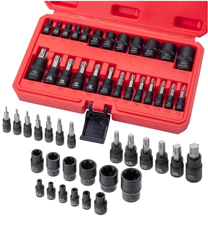 Bates- Torx Bit and Socket Set, 25 pcs, 1/4