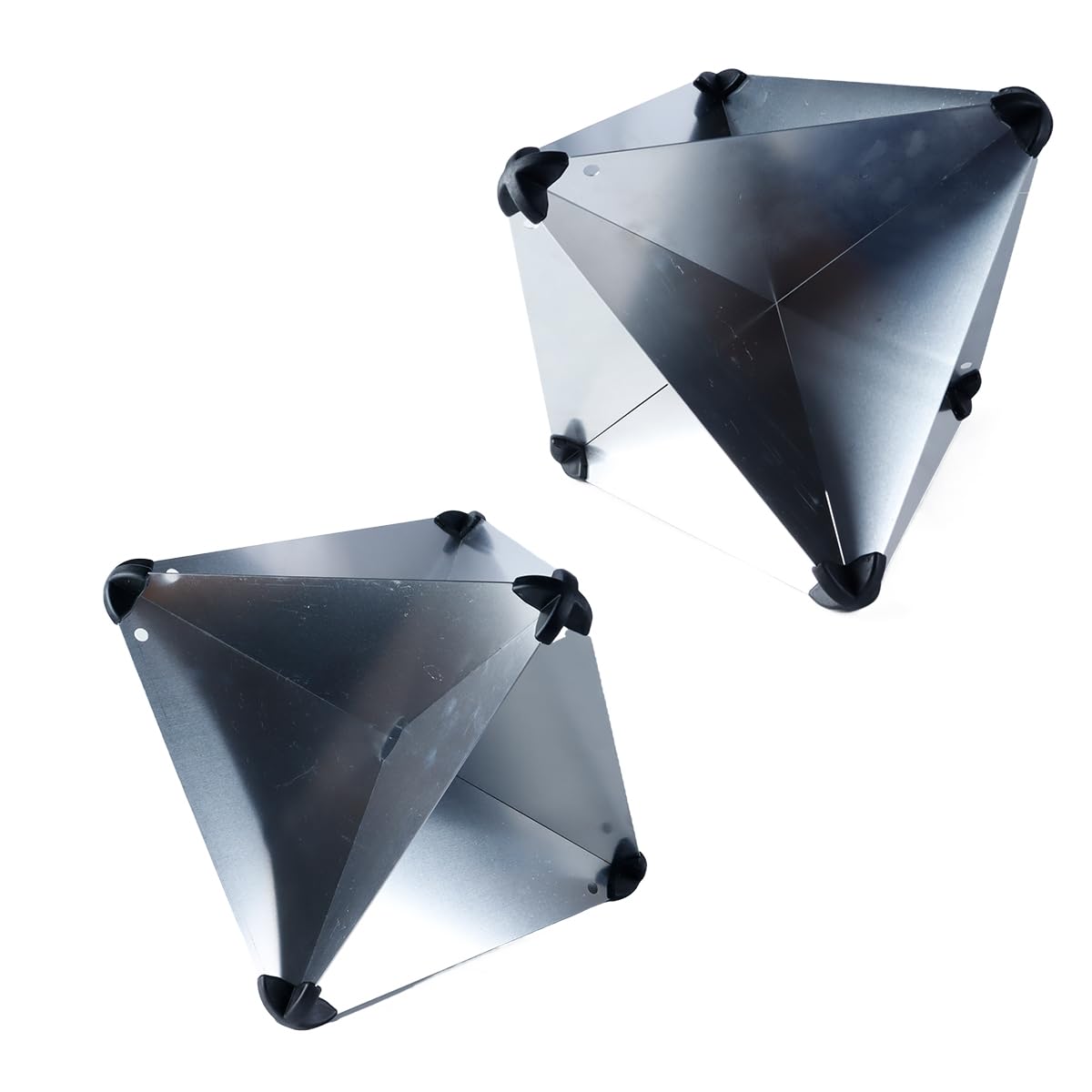 Ausi Réflecteur radar octaédrique marin 16x16 pouces pour voiliers Bateaux à moteur Réflecteur radar octaédrique en aluminium pour une visibilité améliorée