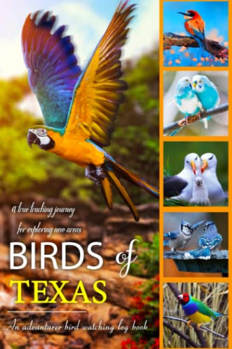 Birds Of Texas: Bird Watching Log Book For Local Backyard Birders | Peaceful Nature Observations | Birding Life List | Practical Bird Sighting Journal | Wonderful Adventures For Adults & Kids