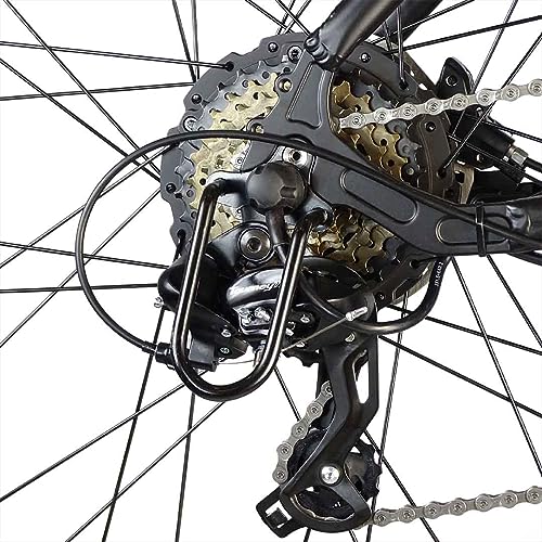 URBANBIKER Vélo électrique Dakota, Noir et Rouge, 27