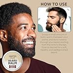Beard Balm - Tobacco Vanilla Scent - 2oz Tin - Beard Wax - Light Hold - (TV) - Image 5