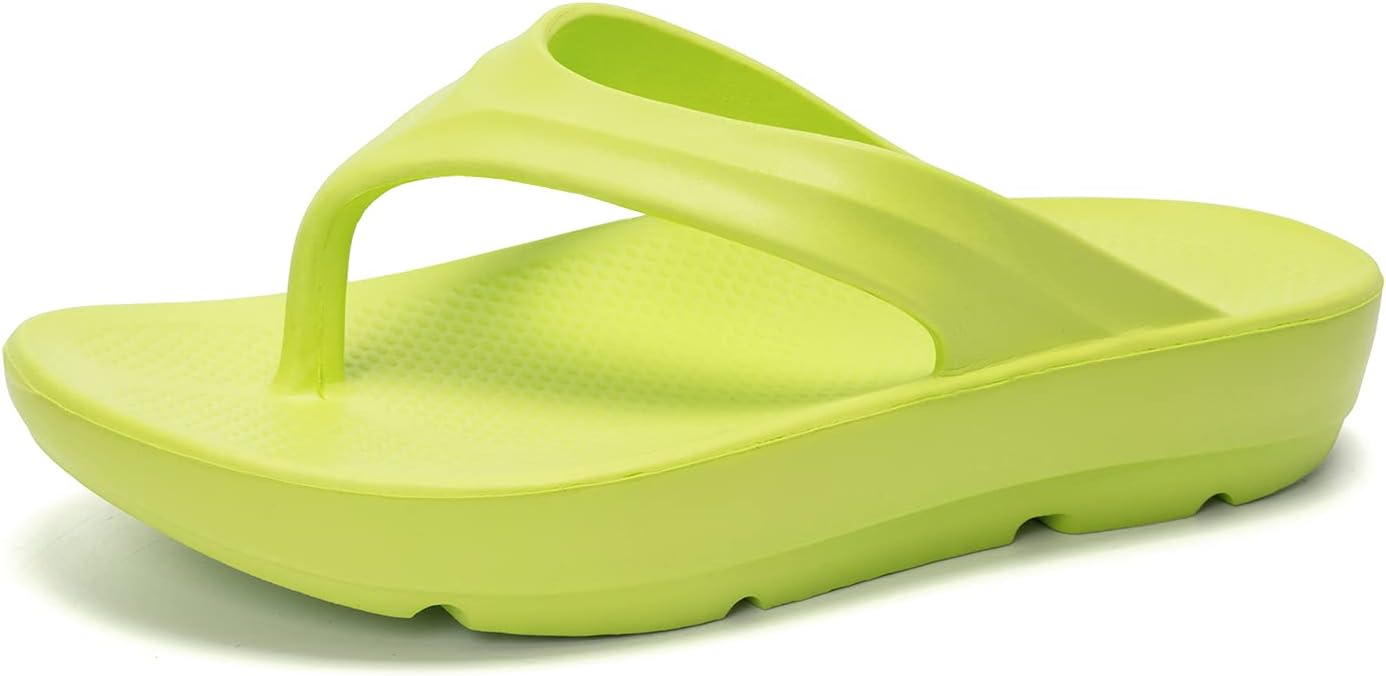 FUNKYMONKEY Women’s Thong Flip Flop Ultra Soft Arch Support Sandals