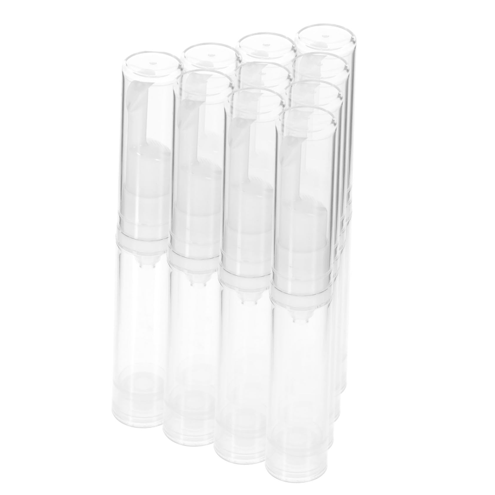4 set di bottiglie ricaricabili Airless Pump per viaggi, flaconi cosmetici per lozione e fondotinta per leak e pratici, 10 pezzi * 4