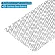 PATIKIL 11.8 x 8 304 Edelstahl Lochblech 0.2 Loch 19GA Streckmetall Netzplatte Gitter Dekorative Netze für Lüftung Grillen Rauchen