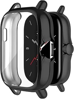 Next store Case Compatible with Amazfit GTS 3, Soft TPU All-Around Protective Cover for Touch Smart Watch (Black)