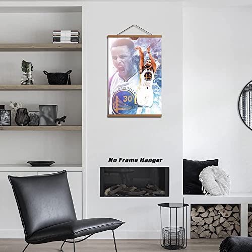 Ruiyan Stephen Curry Poster For Walls, Basketball Superstar Sports Canvas Wall Art Print, Inspirational Man Cave Boys Room Office Decor, Gifts Fans, 16''X24''-No Frame #TOP2