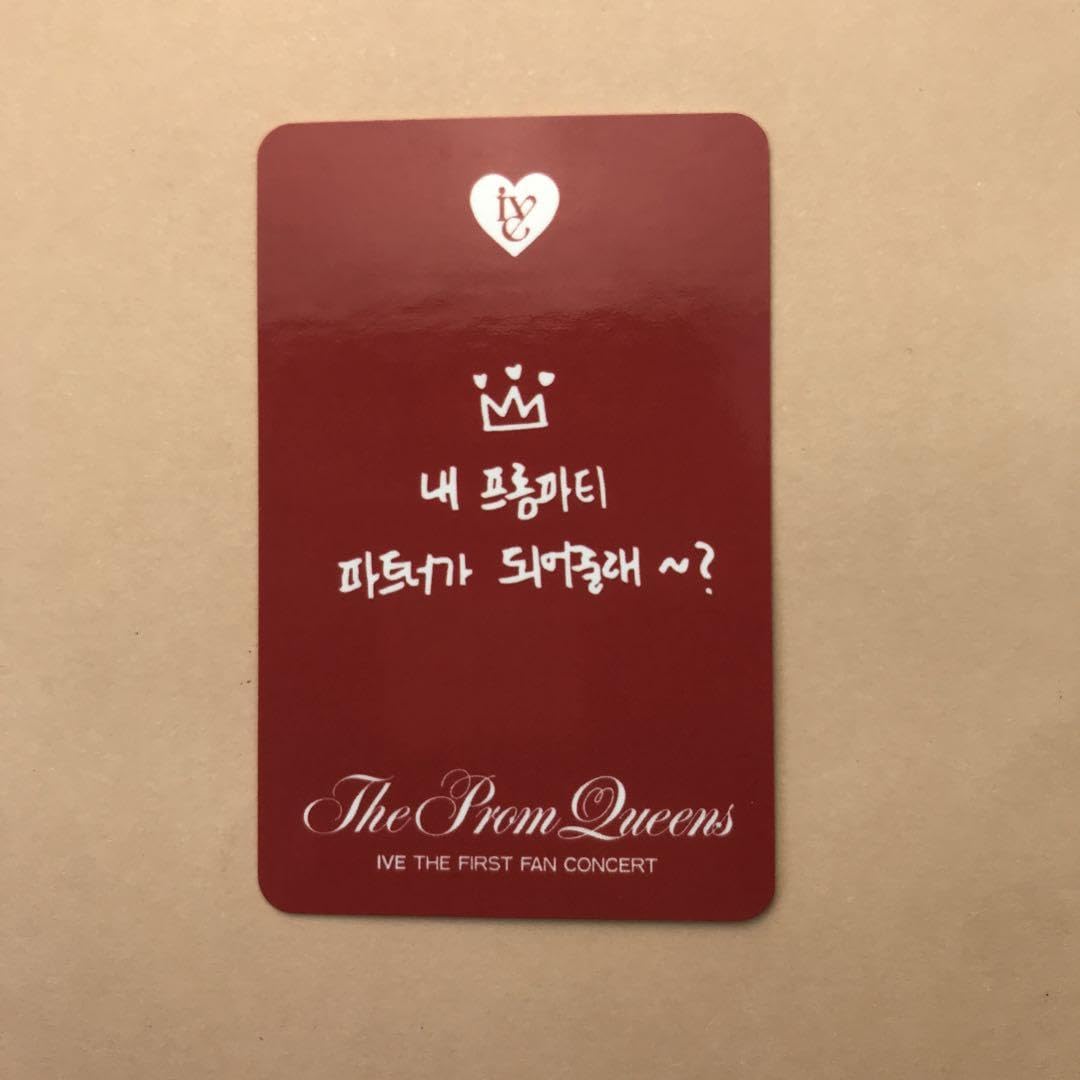 IVE the prom queen booth 1日目 2日目 イソ 入場特典 IVE the prom queen booth 1日目 2日目 イソ 入場特典 IVE the