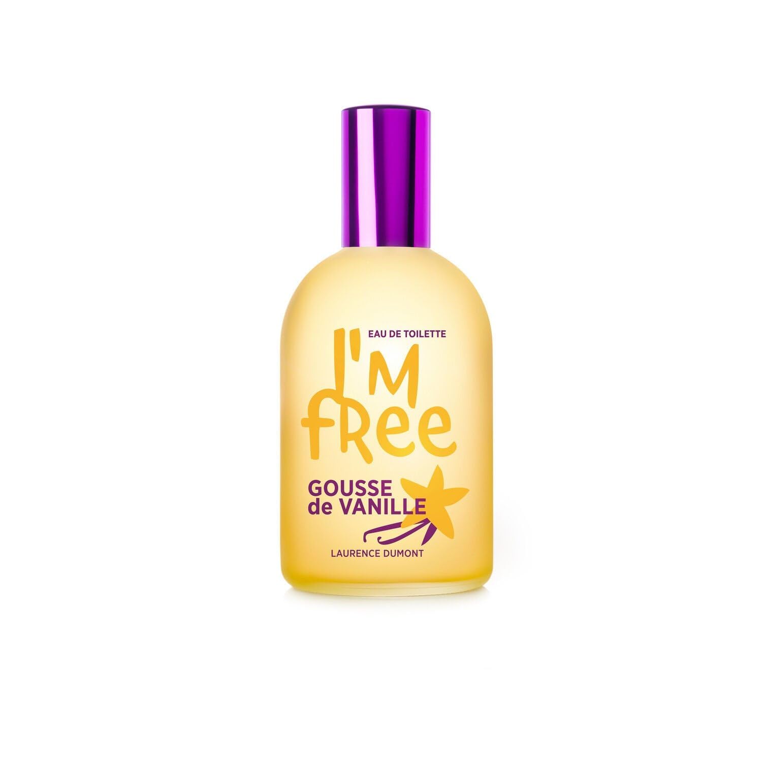 I'M FREE – Eau de Toilette Femme, Parfum Vanille Intense et Douceur Envoûtante (110 mL) - Le Lot De 3