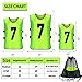 PULUOMASI Scrimmage Training Vest (12 Pack) Team Sports Pinnies Jerseys for Adult Youth Soccer Bibs Numbered Practice Jerseys Green L
