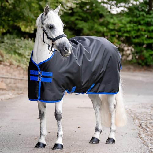 Manta ligera Amigo Ripstop 900D Lite Horseware de 0g para caballo de 145 cm impermeable negro 5