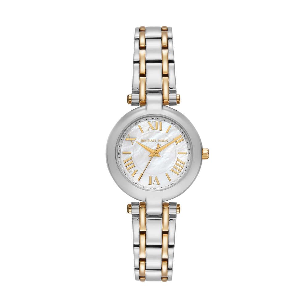 Michael Kors Laney Watch for Women, Quartz Three Hand Movement with Stainless Steel Strap