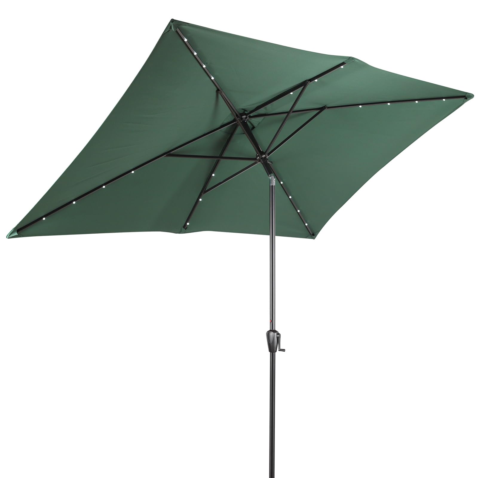 Amazon.com: Sun-Ray Rectangular Patio Umbrella 6.6ft by 10ft with 22 ...