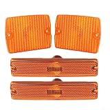 4er Set Blinkergehäuse Amber Kunststoff für jeep für yj Ersatz