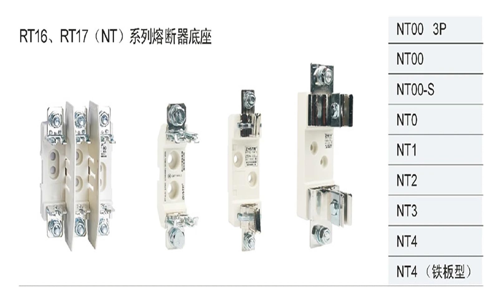 Fusibile ceramico RT16-3 a Bassa Tensione Fusibile NT3 Base Fusibile 630A Base Fusibile RT36 NH/NT
