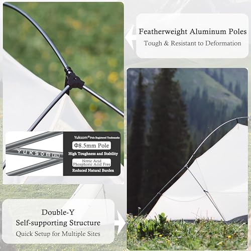 Carpa ultraligera para 1-2 personas Naturehike Cloud Up UL miniatura 4