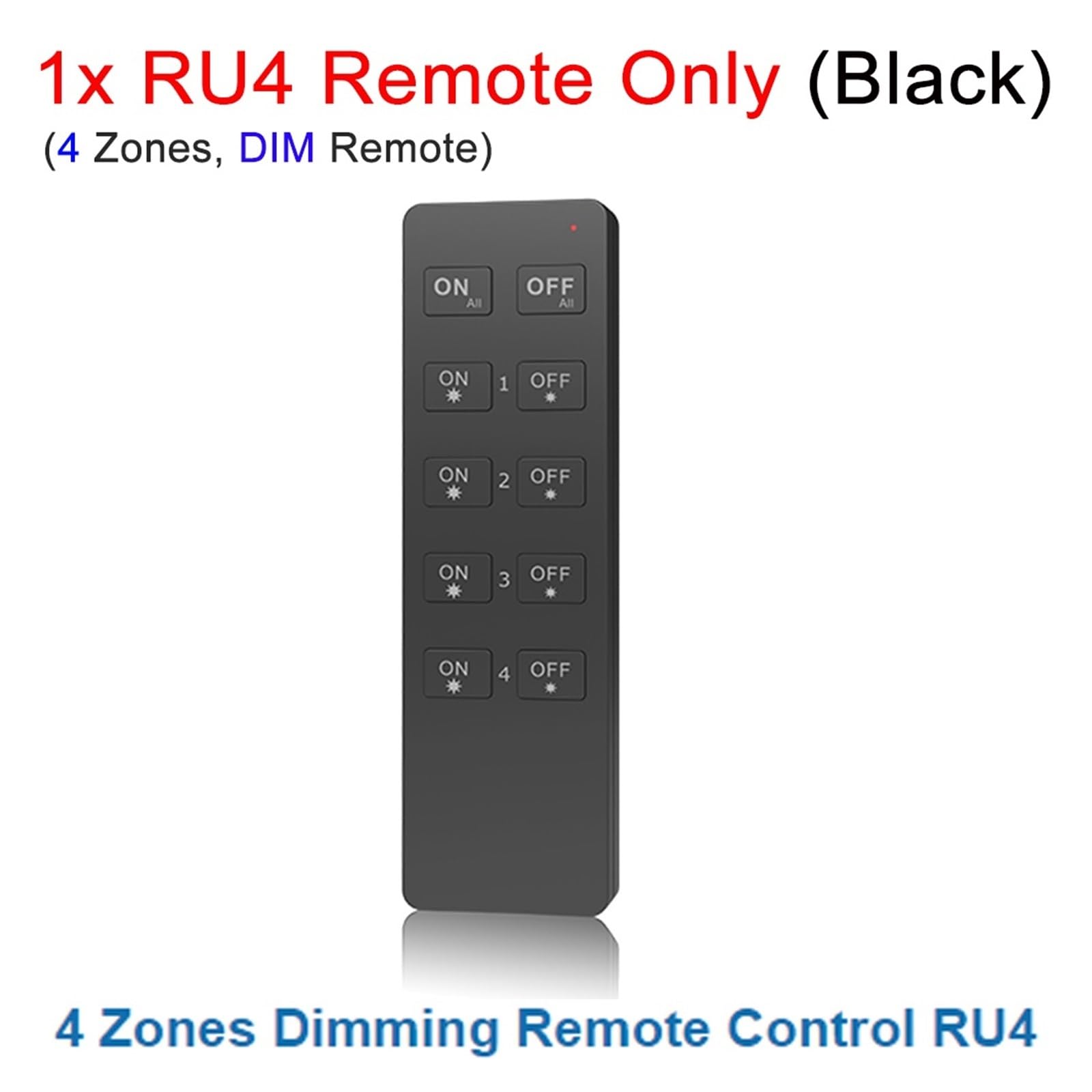 Atenuador LED S1-B(WT) 2,4G control remoto 220V 110VAC regulador triac, adecuado for bombillas LED regulables(RU4 Remote Only)