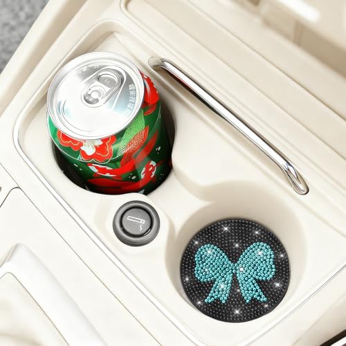 Portavasos para carro con diseño de cristal y silicona miniatura 4