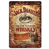 Whiskey Bar Signs, Vintage Beer Metal Tin Sign for Bar Wall, Man Cave Decor, Cafe Pub, Bar Shop, Kitchen, Rustic Home Decor 8 x 12 Inch