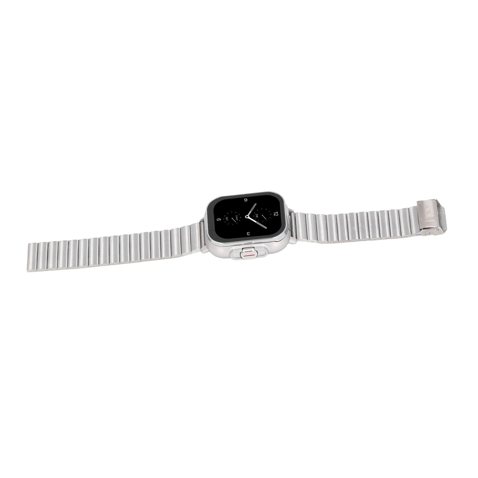 Generic Zegarek Sportowy, Smartwatch z Wieloma Słuchawkami Trybami Sportowymi w Rękach Wywołania Podróży do Podróży (Srebrna skorupa (stal srebrna))