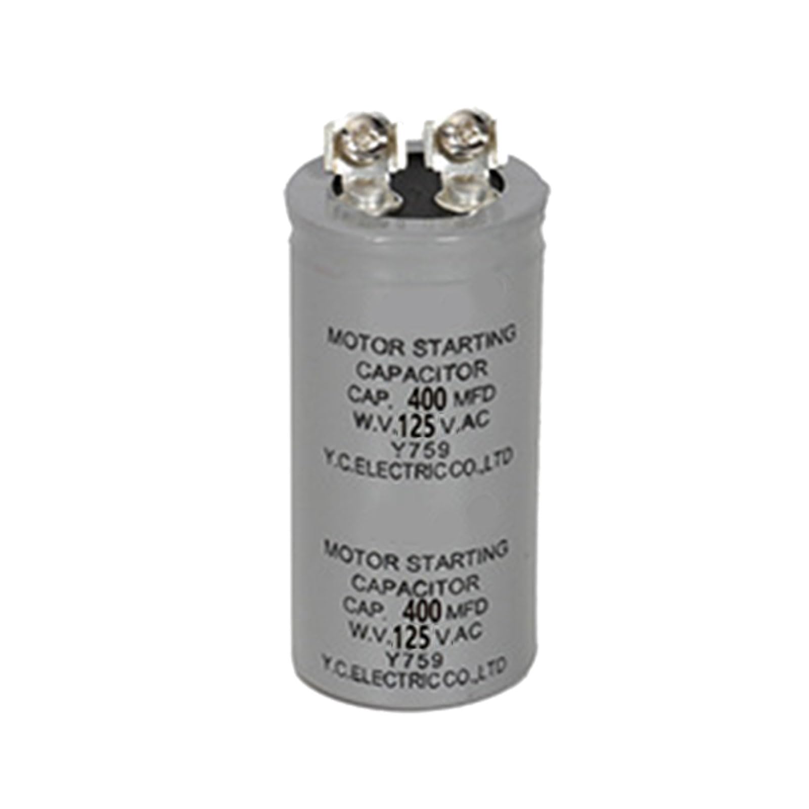 Tsophreniq 400Uf 125V Motor Start Capacitor Cd60 125V / 250V 50Uf-1200Uf Motor Starting Running Capacitor For Professional And Home Use Start