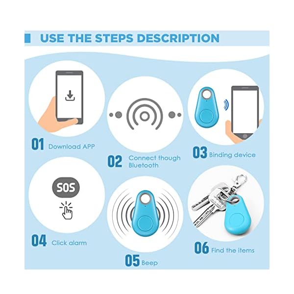 Frienda-5-Pieces-Key-Finder-Item-Locator-with-5-Pieces-GPS-Keychains-Bluetooth-Tracker-Tag-Anti-Lost-Alarm-Reminder-Selfie-Shutter-Control-for-Kids-Pets-Keychain-for-Smartphone Frienda-5-Pieces-Key-Finder-Item-Locator-with-5-Pieces-GPS-Keychains-Bluetooth-Tracker-Tag-Anti-Lost-Alarm-Reminder-Selfie-Shutter-Control-for-Kids-Pets-Keychain-for-Smartphone