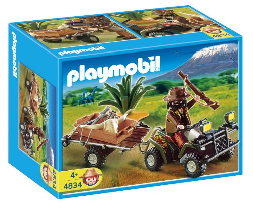 Playmobil - Selva Cazador Quad Y Remolque (4834)