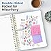 Hardcover Spiral Journal Notebooks for Work With Removable Dividers & Tabs, 8.5