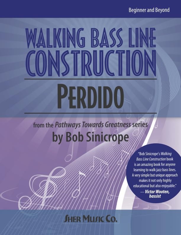 Walking Bass Line Construction - Perdido      Spiral-bound – January 1, 2025