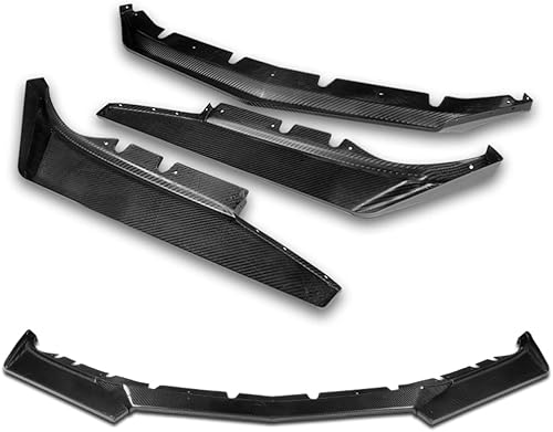 Miniatura 5 de Q1-TECH, borde de parachoques delantero compatible con Chevy Camaro LT/LS/RS/SS, alerón de parachoques delantero, divisor de cuerpo de mentón de