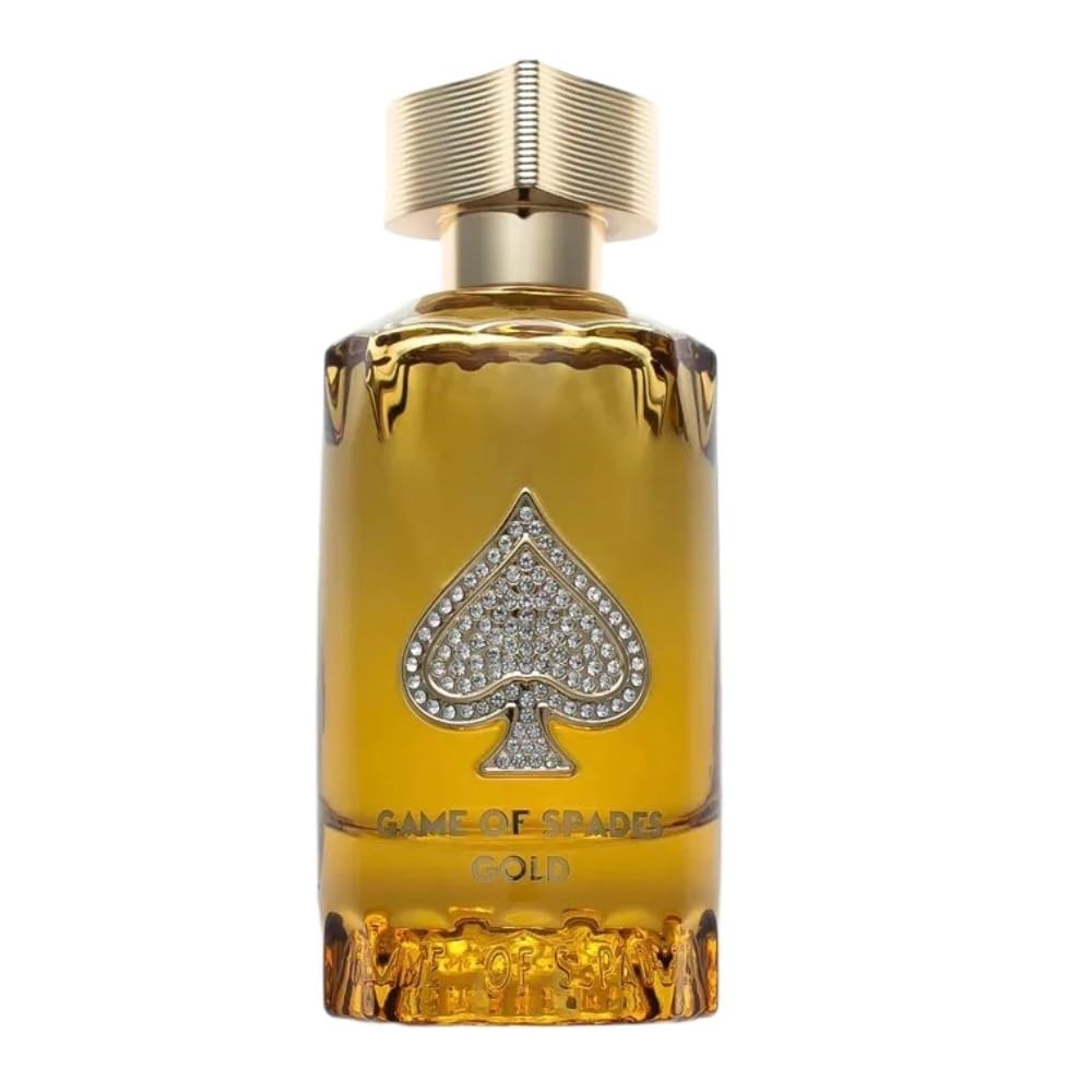 Jo Milano Game of Spades Gold Parfum Spray | 3.4 oz (100ml) | Fruity, Amber, Sweet, Musky…