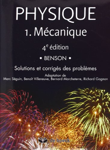 Physique: 1. Mécanique