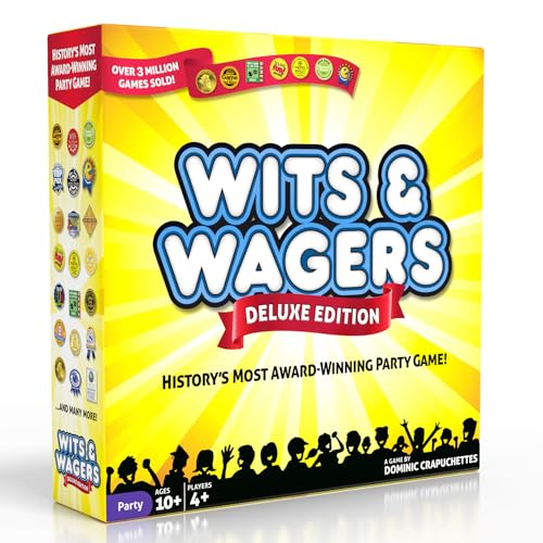 Wits and Wagers Juego de Mesa Deluxe Edición miniatura 1